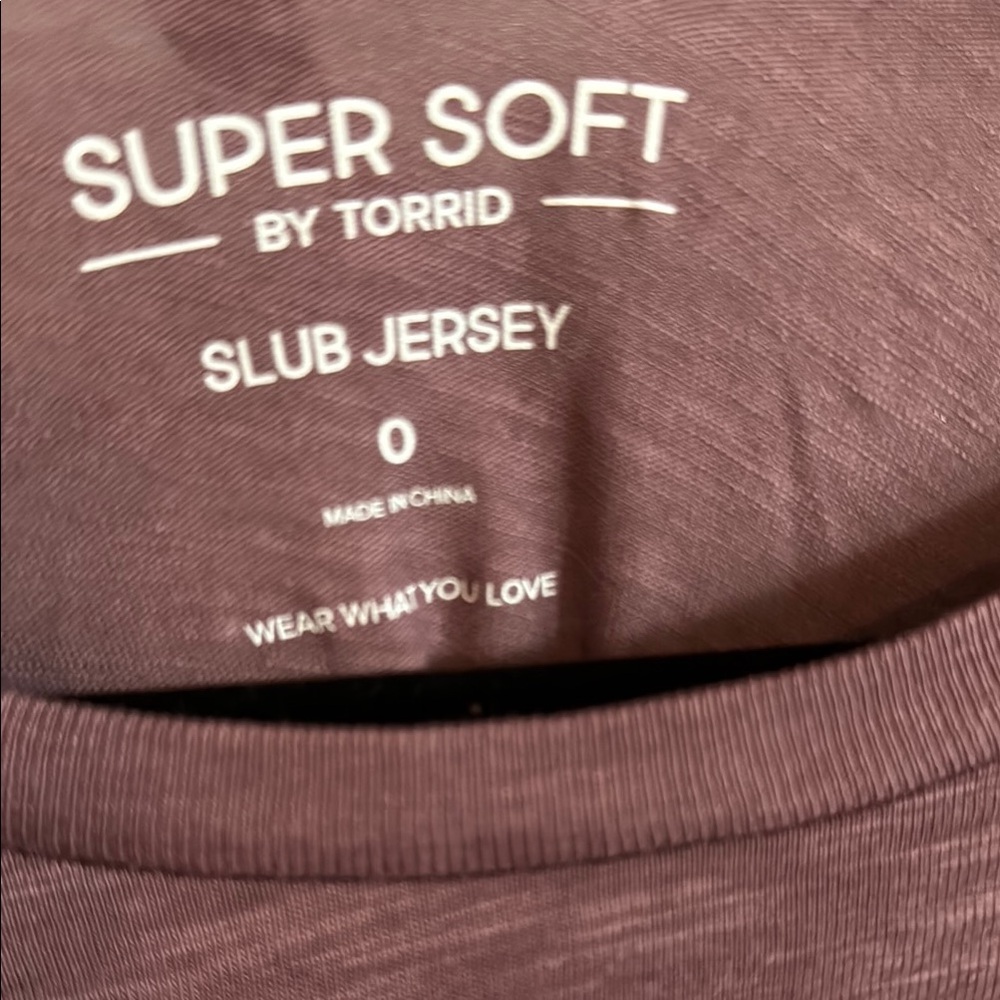 Torrid Super Soft Slub Jersey with Full Sleeves - Picture 4 of 7